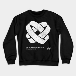 The Dillinger Escape Plan / Minimalist Graphic Design Tribute Crewneck Sweatshirt